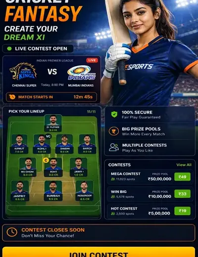 Superbet (super bet bet) fantasy cricket & matchday visual 3